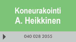 Koneurakointi A. Heikkinen logo
